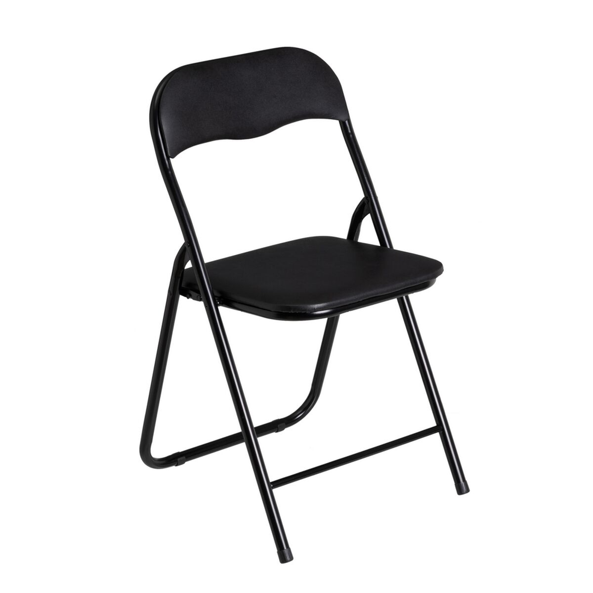 Gepolsterter Campingstuhl Schwarz 44 x 47 x 79 cm