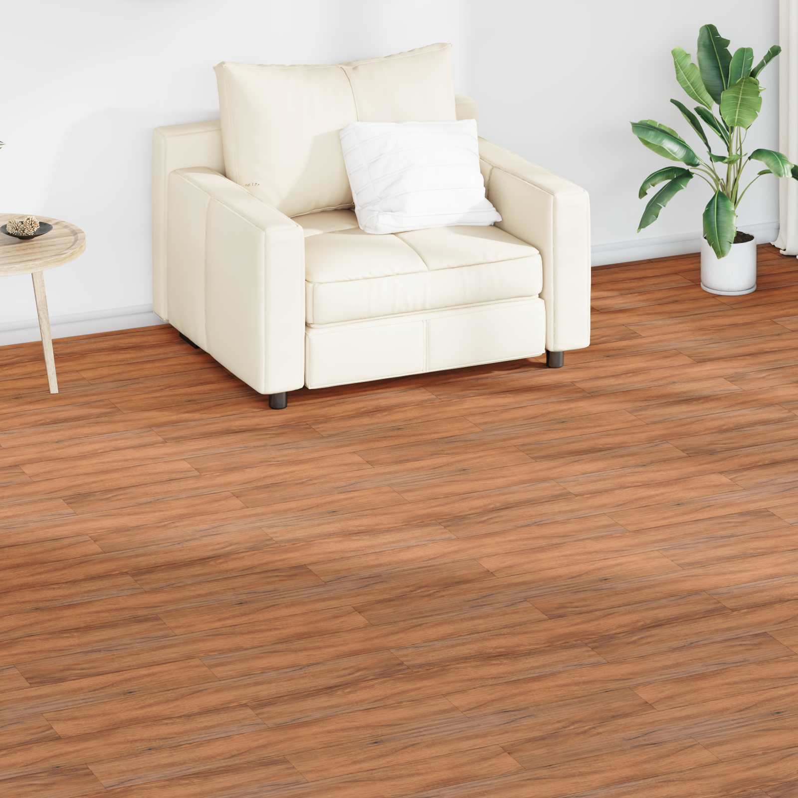 Bodenplanken Natur 5,02 m² 36 Stk. PVC