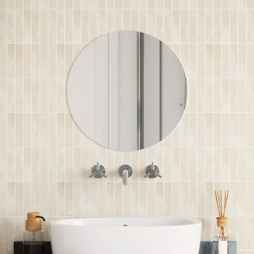 Wandspiegel 50 cm Rund Glas