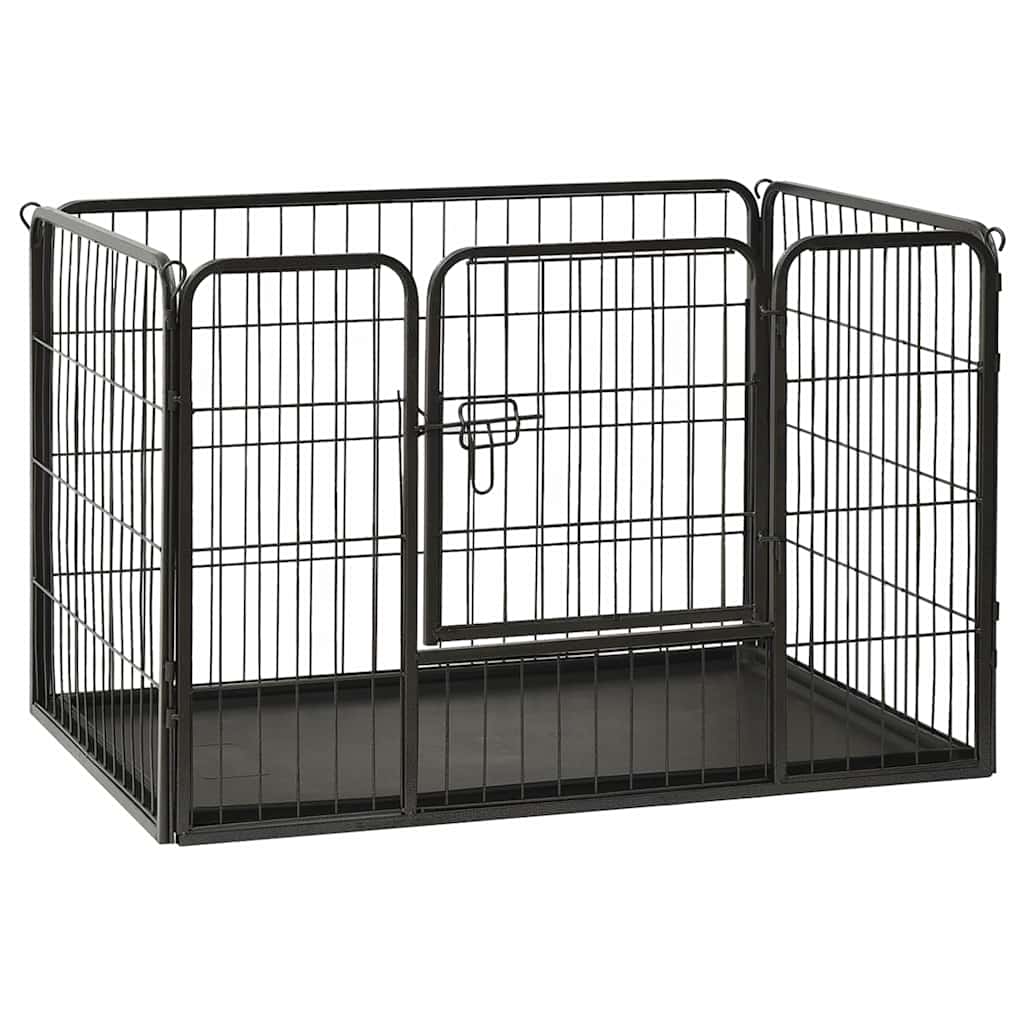 Welpenlaufstall Stahl 91,5x59x61 cm