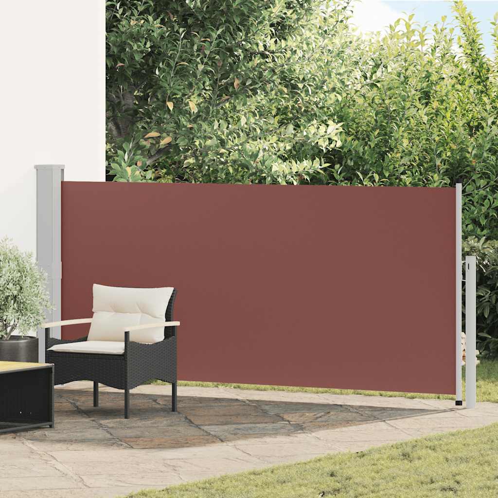 Ausziehbare Seitenmarkise 140x300 cm Braun