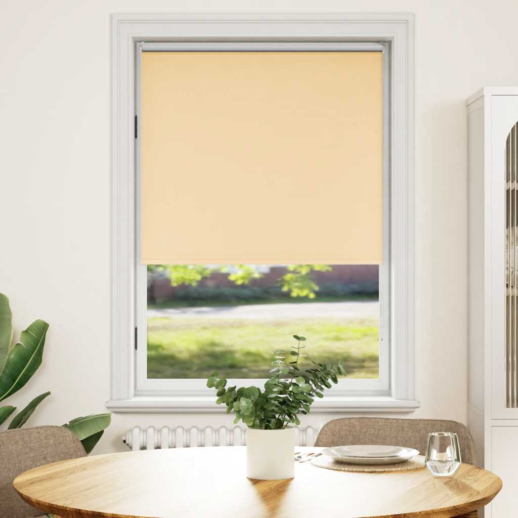 Verdunkelungsrollo 124,4 x 175 cm, Stoffbreite 120 cm, Beige