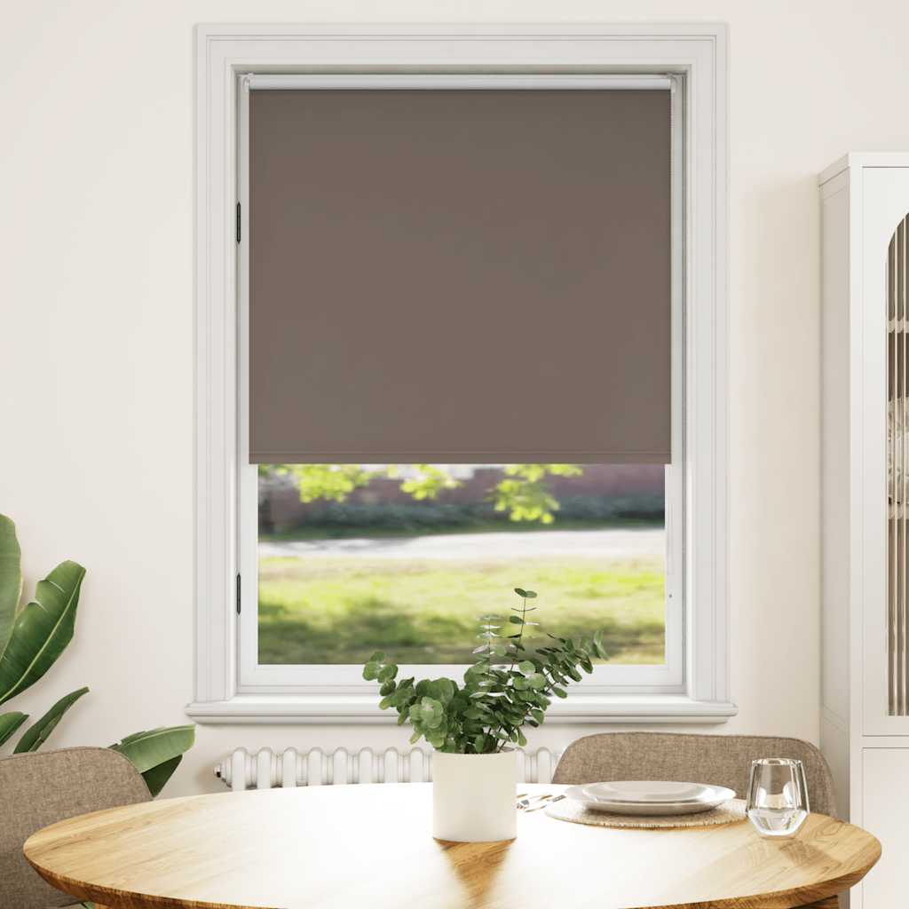 Verdunkelungsrollo 124,4 x 175 cm, Stoffbreite 120 cm, Kaffeebraun