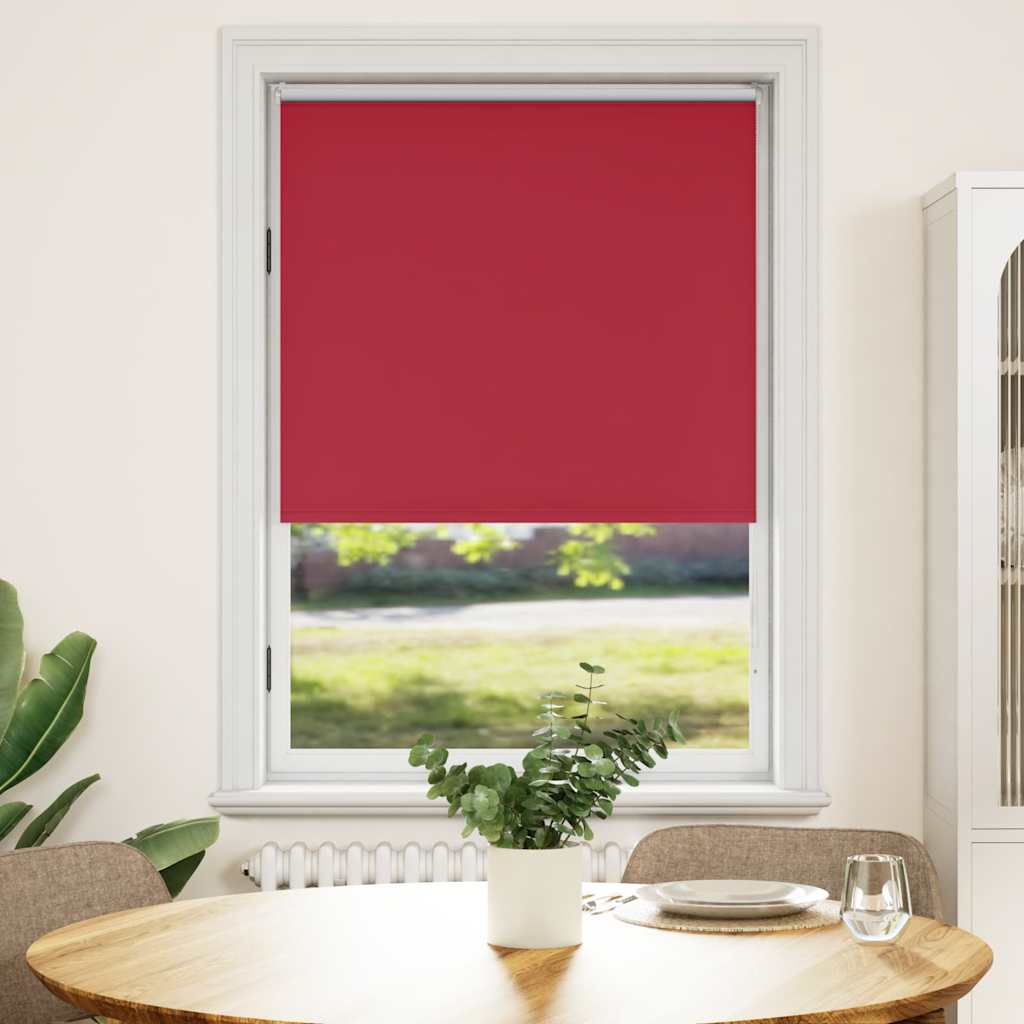 Verdunkelungsrollo 124,4 x 175 cm, Stoffbreite 120 cm, rot