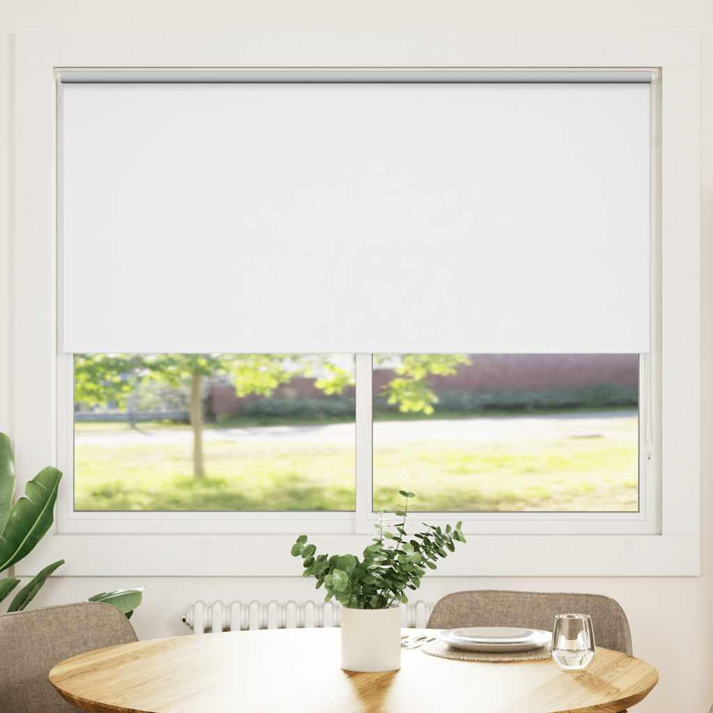 Verdunkelungsrollo 164,4 x 175 cm, Stoffbreite 160 cm, Weiß