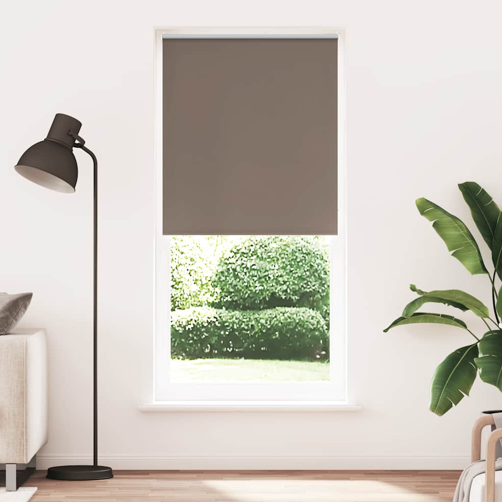 Verdunkelungsrollo 84,4 x 230 cm, Stoffbreite 80 cm, Kaffeebraun