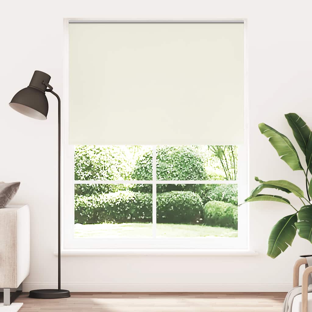 Verdunkelungsrollo 164,4 x 230 cm, Stoffbreite 160 cm, Gebrochen Weiß