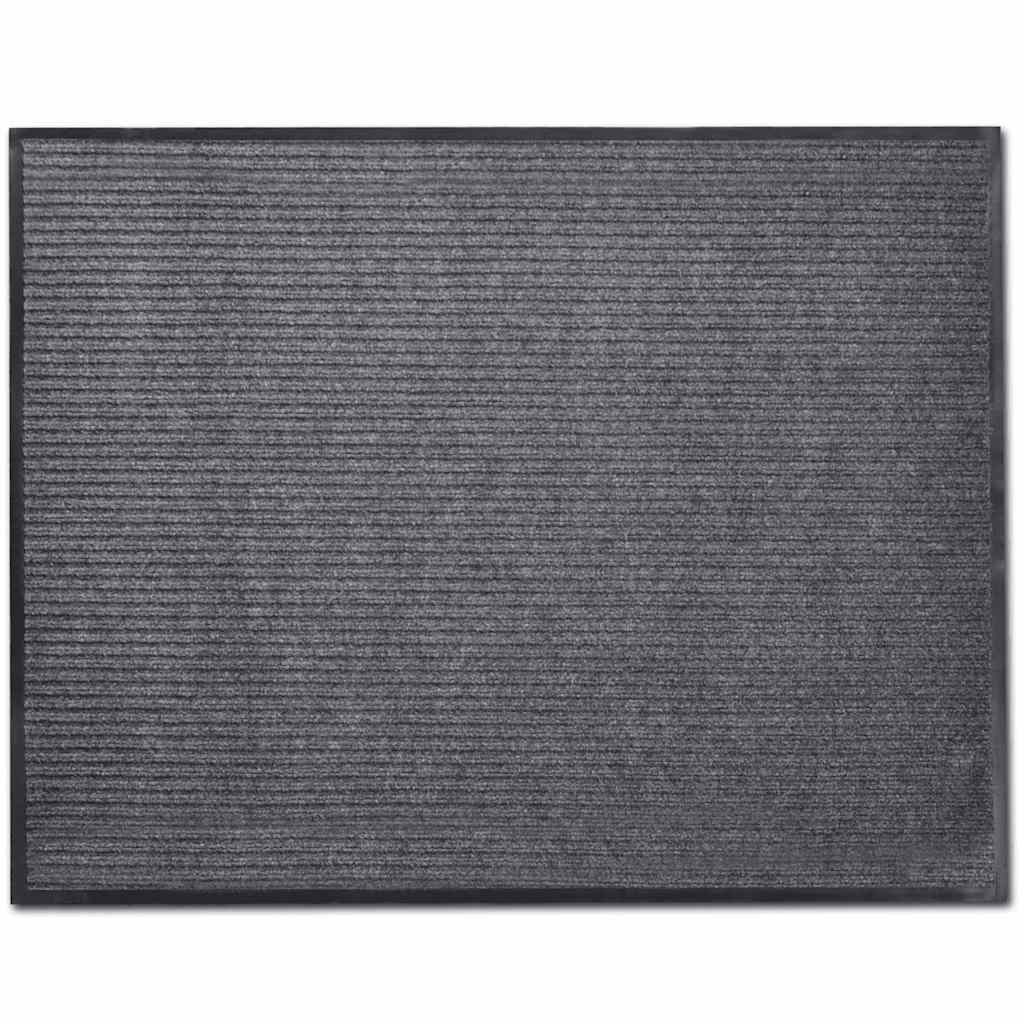 Türmatte Grau 90 x 120 cm PVC
