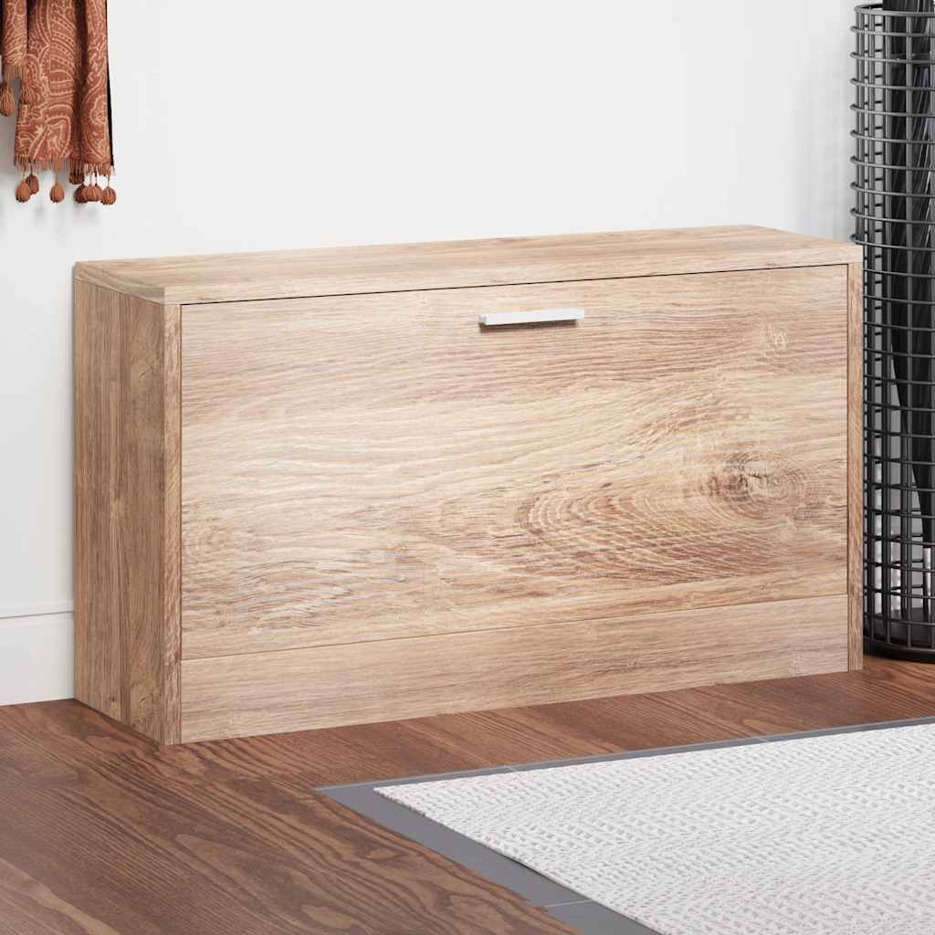 Schuhbank Eiche 80x24x45 cm