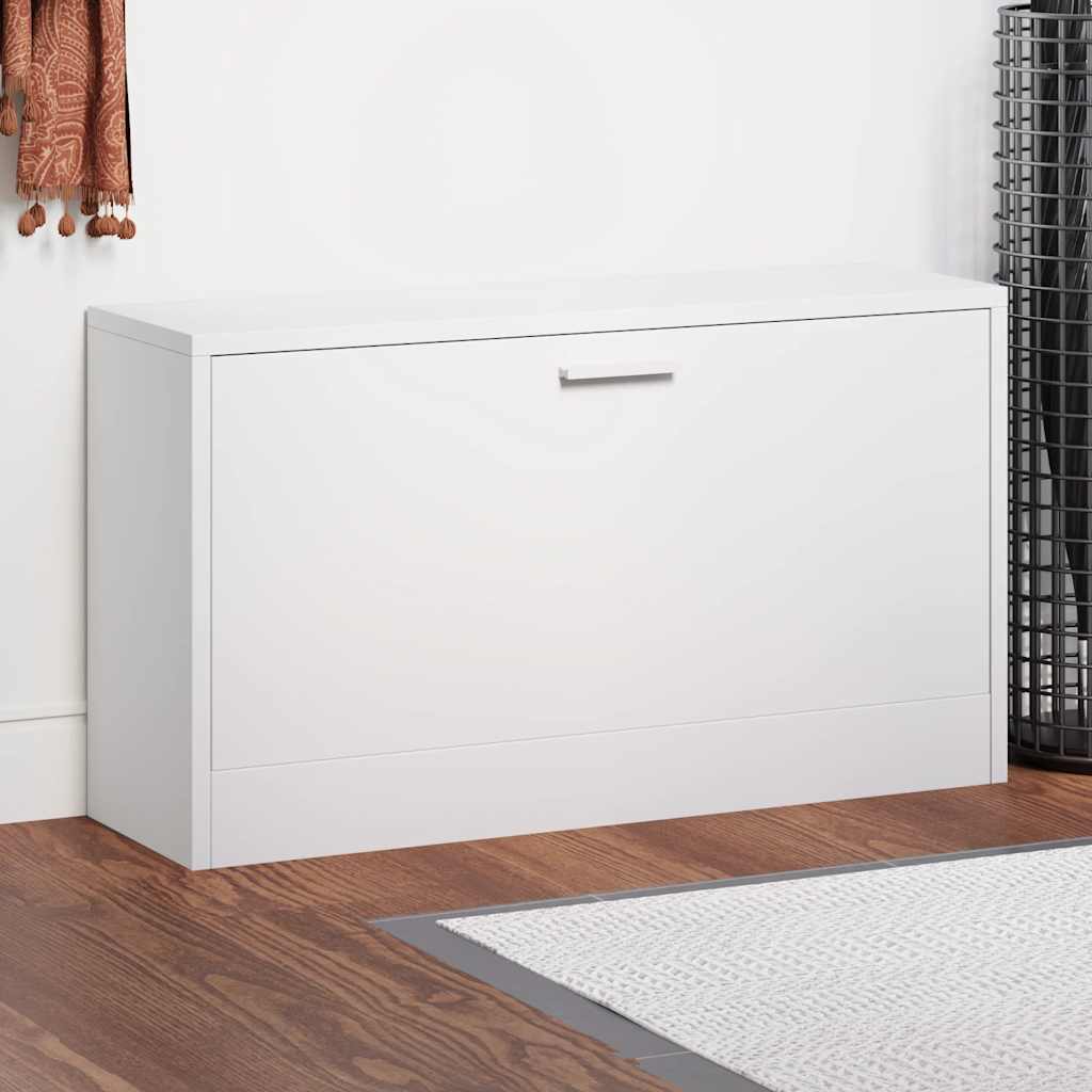 Schuhbank Weiß 80x24x45 cm