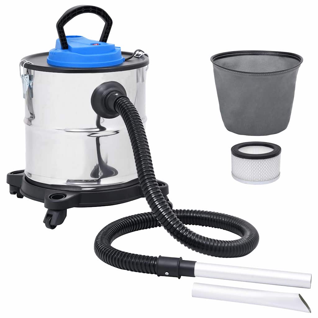 Aschesauger mit HEPA-Filter 1200W 20 Liter Edelstahl