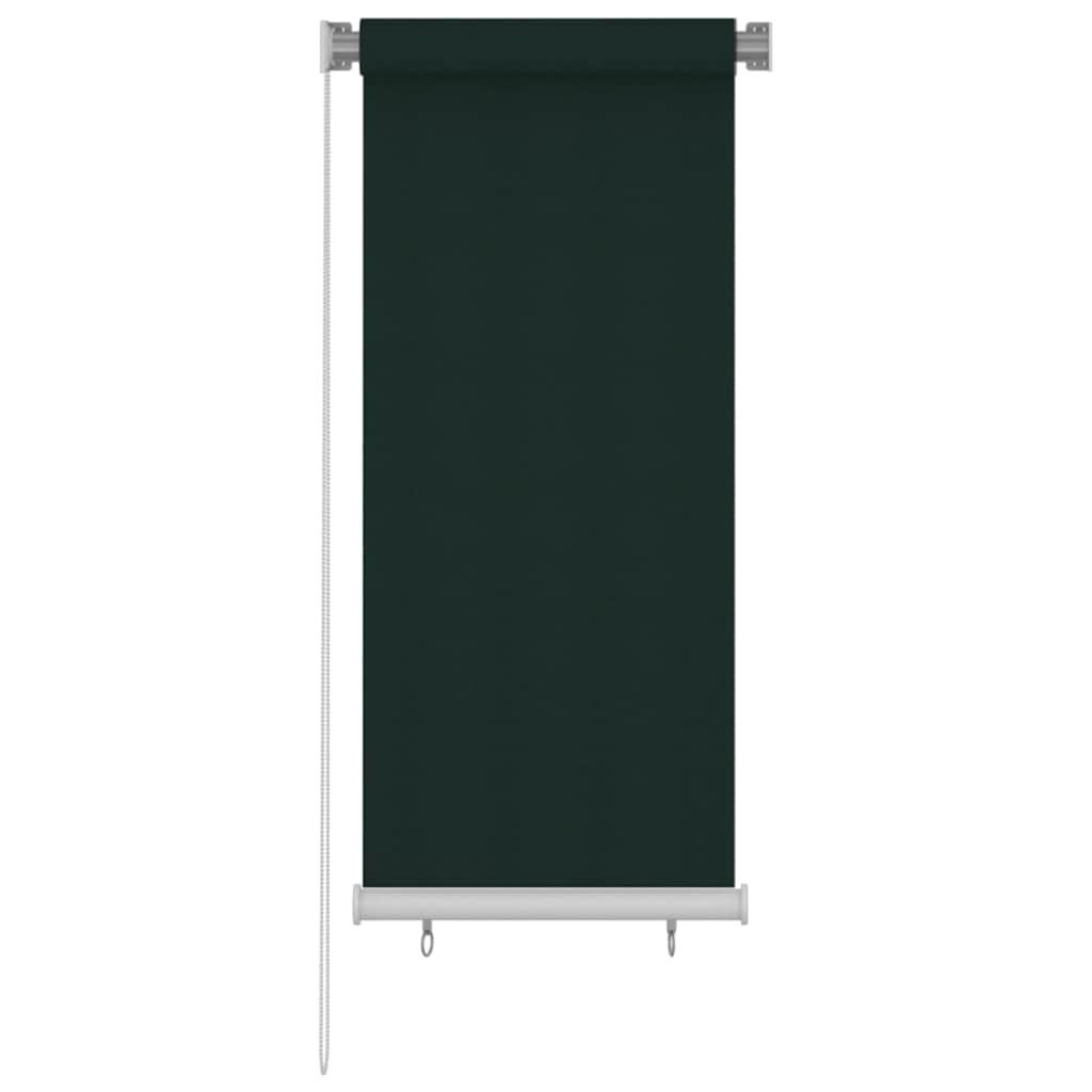 Außenrollo 65 (B)x140 (H) cm Dunkelgrün HDPE