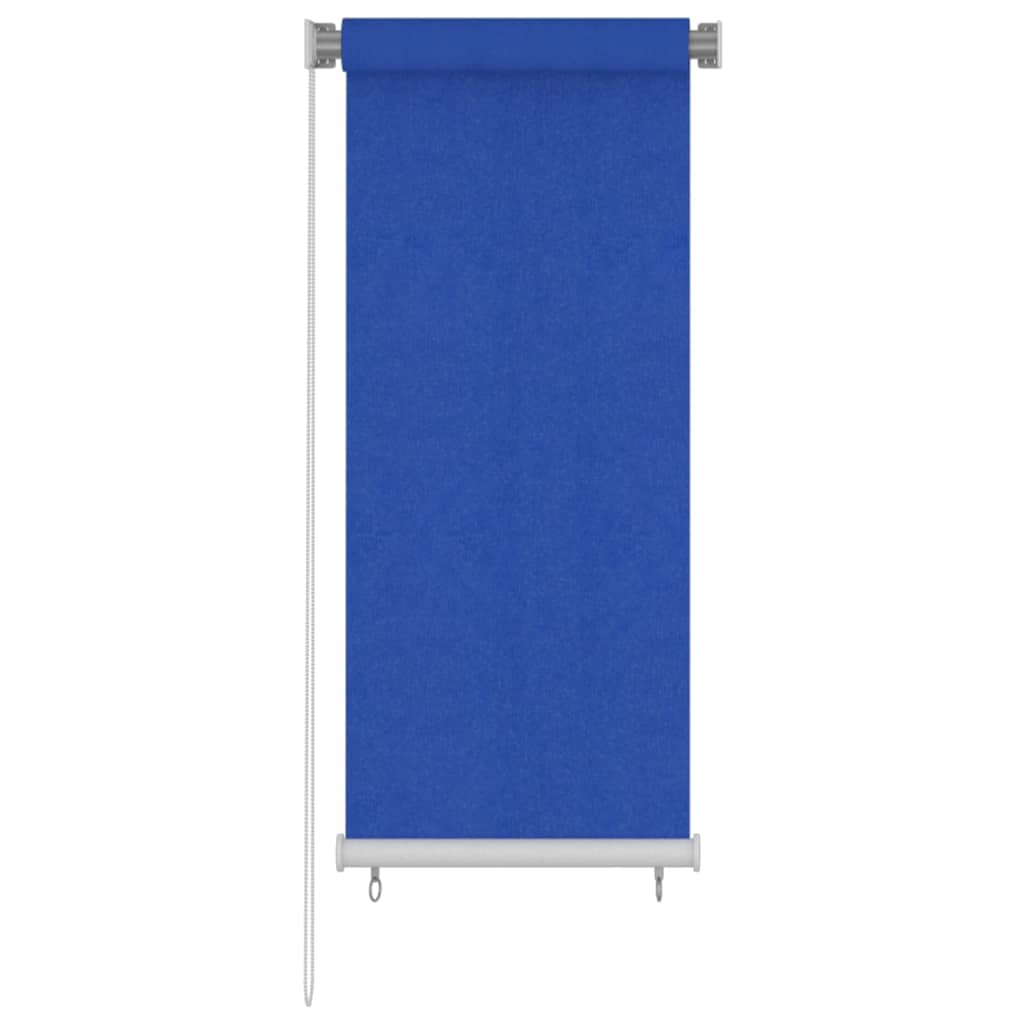 Außenrollo 65 (B)x140 (H) cm Blau HDPE