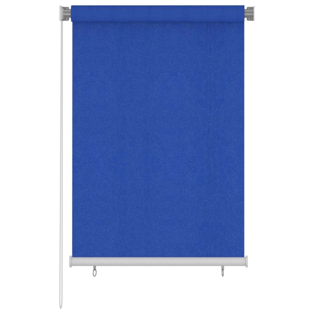 Außenrollo 105 (B)x140 (H) cm Blau HDPE