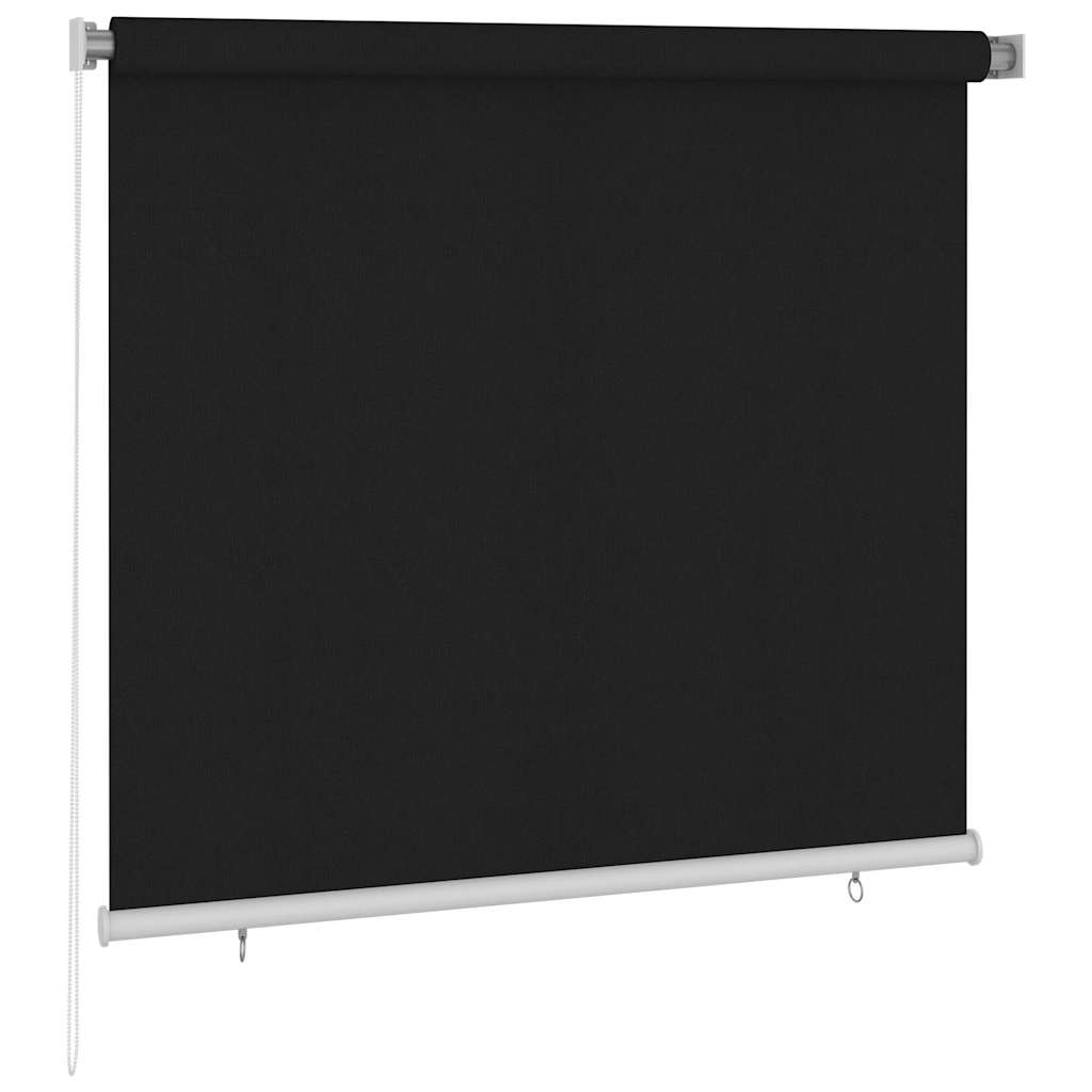 Außenrollo 165 (B)x140 (H) cm Schwarz