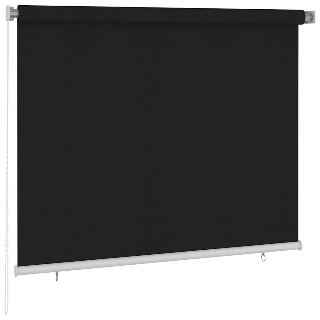 Außenrollo 185 (B)x140 (H) cm Schwarz