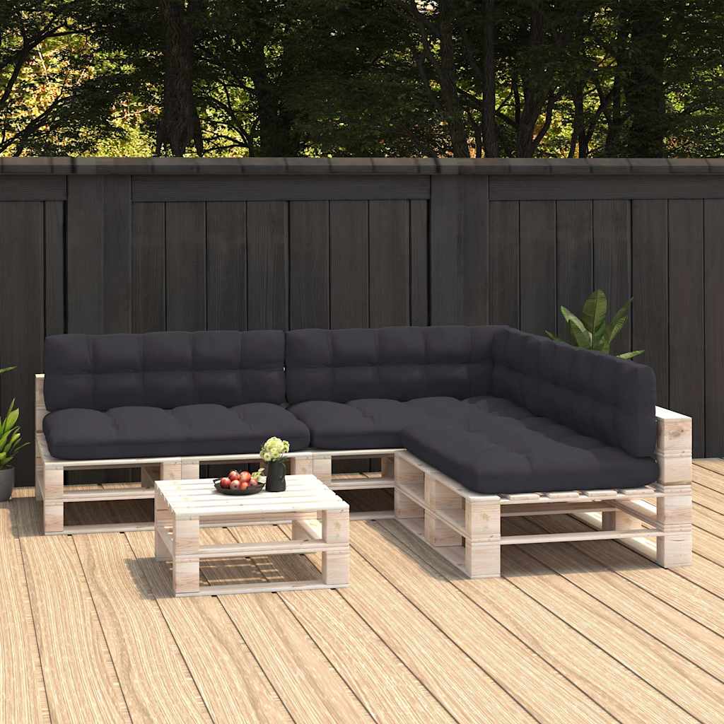 Palettensofa-Kissen 7 Stk. Anthrazit