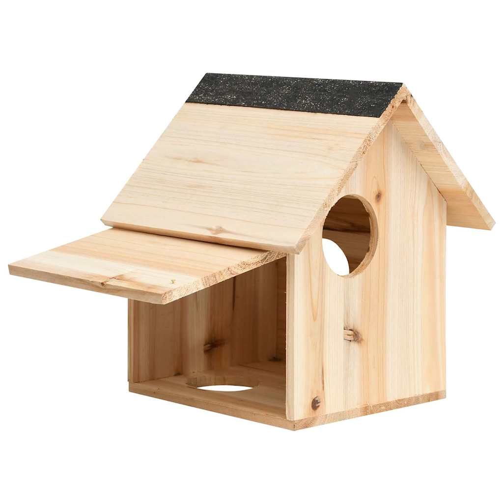 Eichhörnchenhaus Tanne Massivholz 26x25x29 cm