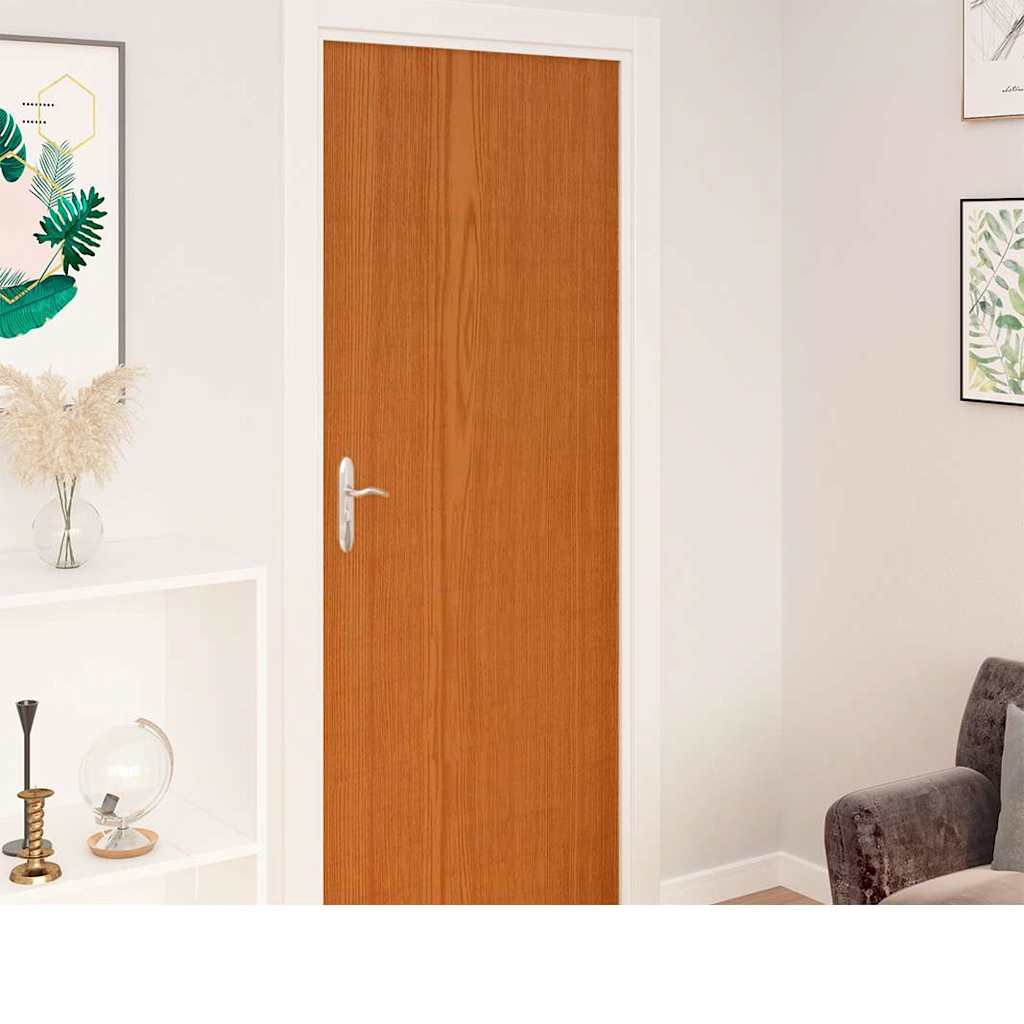 Türfolien Selbstklebend 4 Stk. Helle Eiche 210x90 cm PVC
