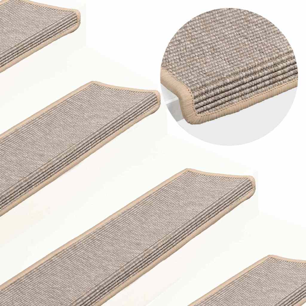 Stufenmatten 15 Stk. 65x21x4 cm Silber Rechteckiger Rand