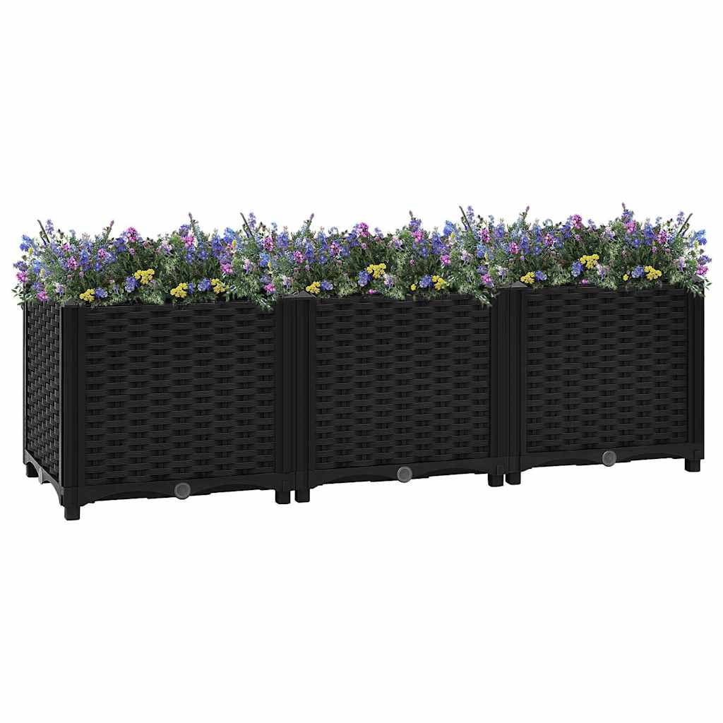 Hochbeet 120x40x38 cm Polypropylen