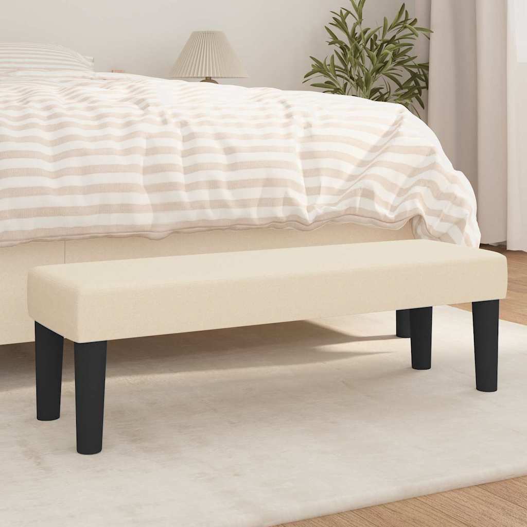 | Bank | Creme 100 x 30 x 30 cm Stoff