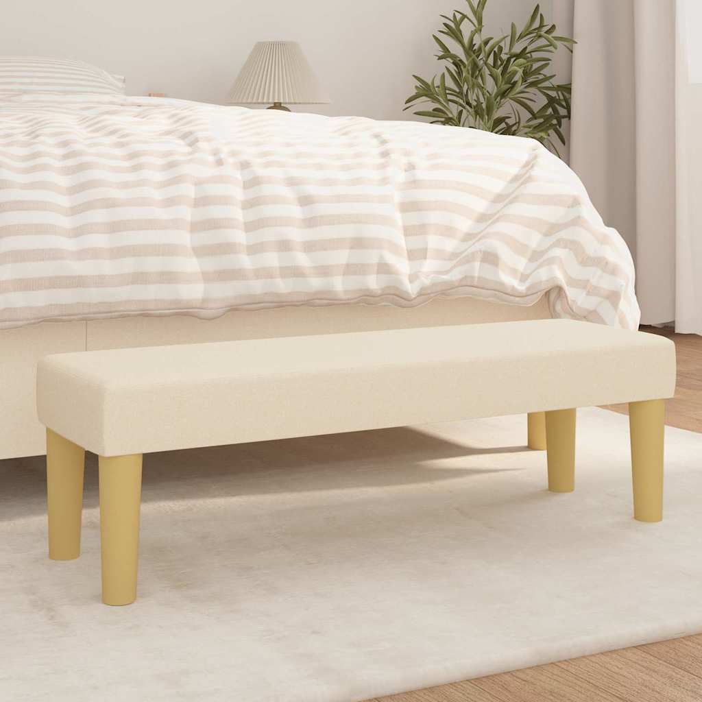 | Bank | Creme 100 x 30 x 30 cm Stoff