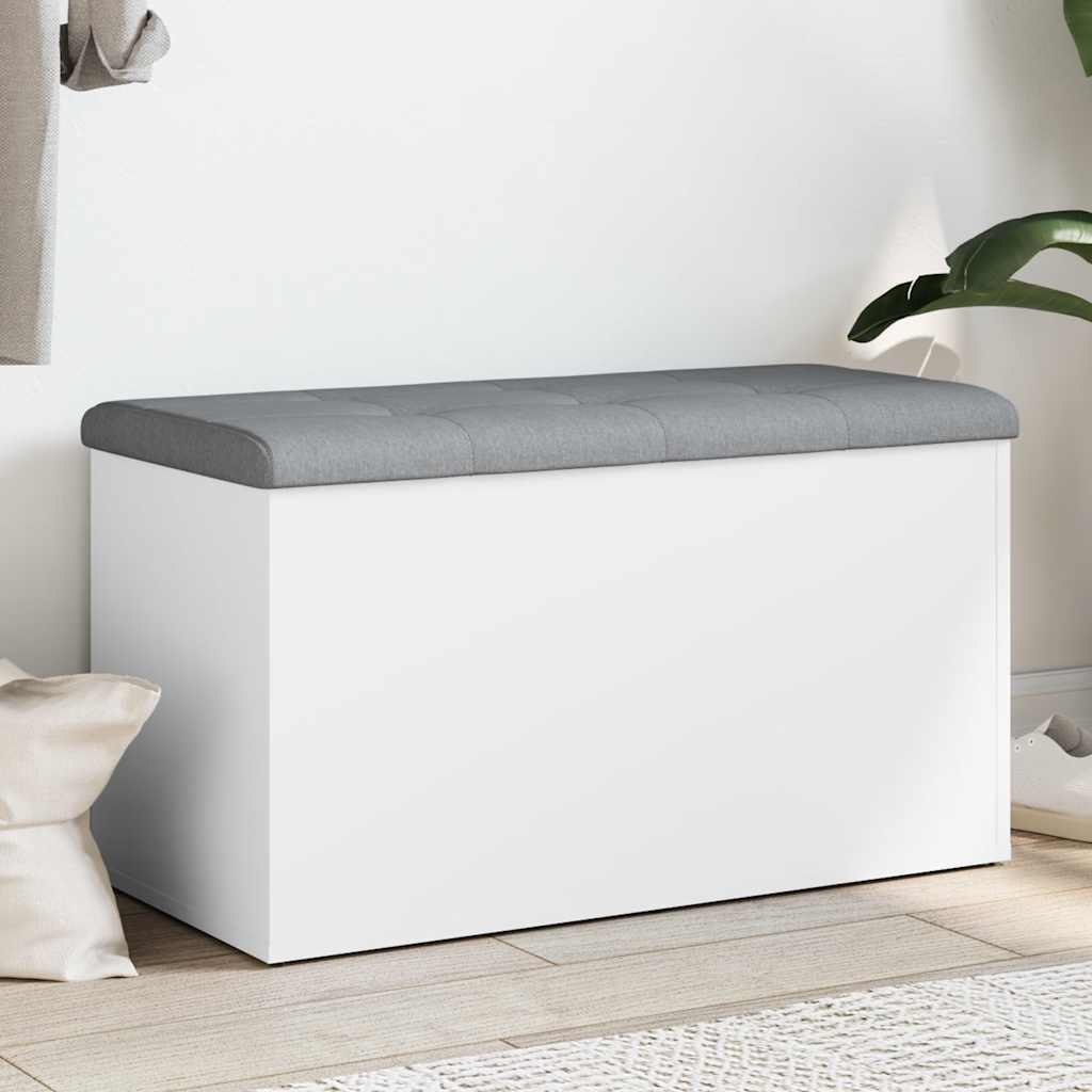 Aufbewahrungsbank Weiß 82 x 42 x 45 cm Holzwerkstoff
