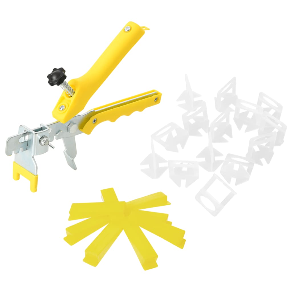 Fliesen-Nivelliersystem 500 Keile 2500 Clips 1,5 mm