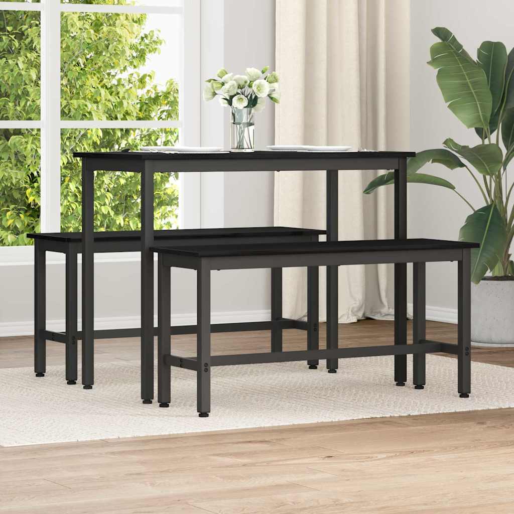 Esstischbank 100 x 32,5 x 48,5 cm 2 stk.