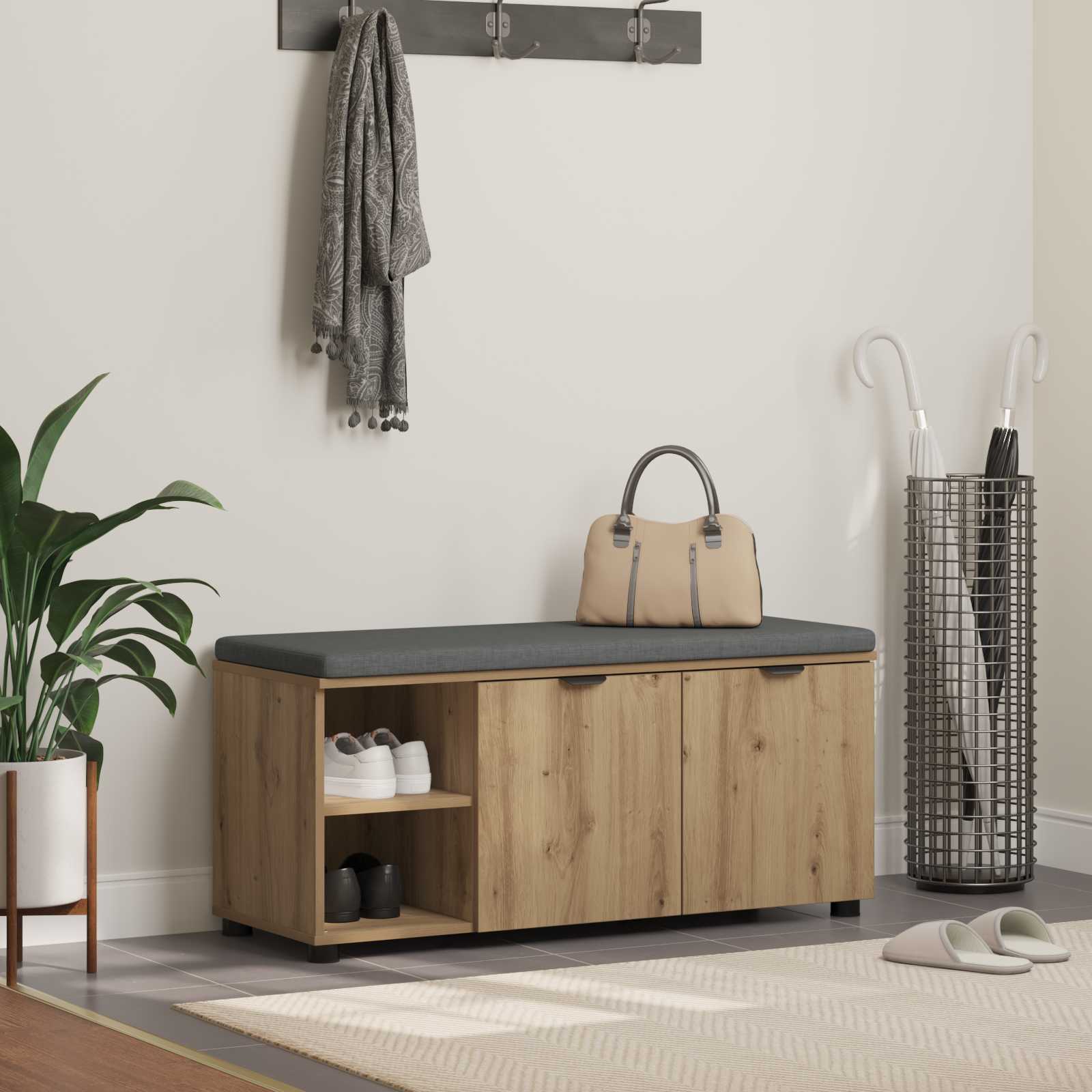 Flurbank Artisan-Eiche 100 x 38 x 46 cm
