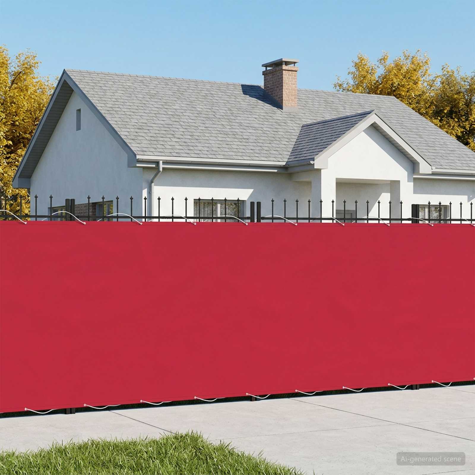 Balkon Sichtschutz 150 x 1000 cm Stoff mit PU-Beschichtung