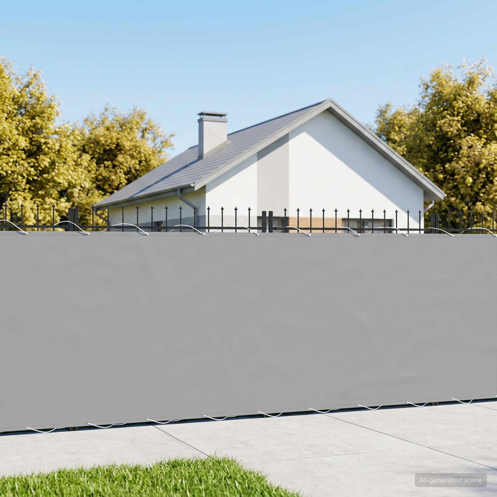 Balkon-Sichtschutz 1,5 x 25 m Stoff mit PU-Beschichtung