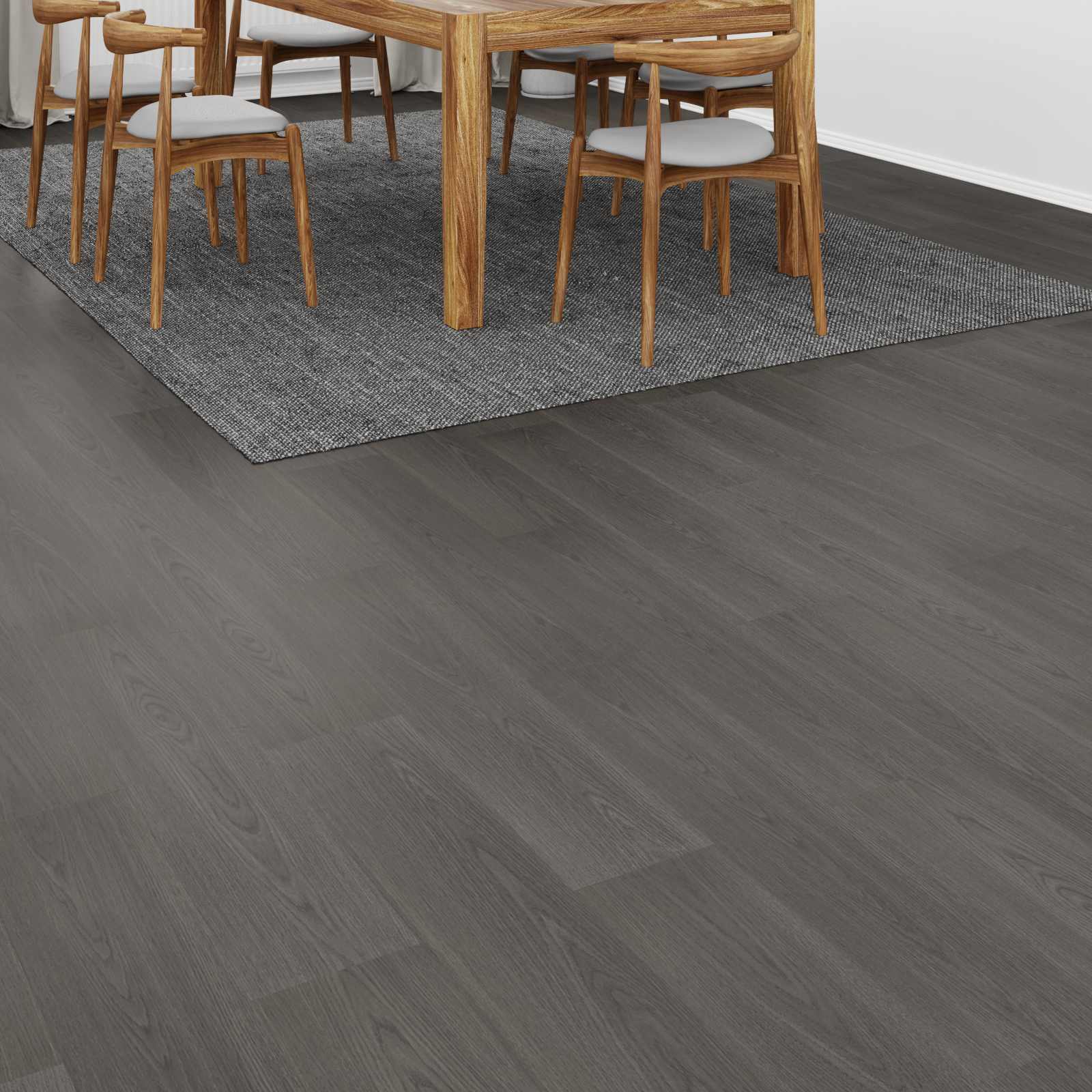 Laminatboden Warmer Grau 101 x 20 x 0,8 cm 5 stk. Holzwerkstoff