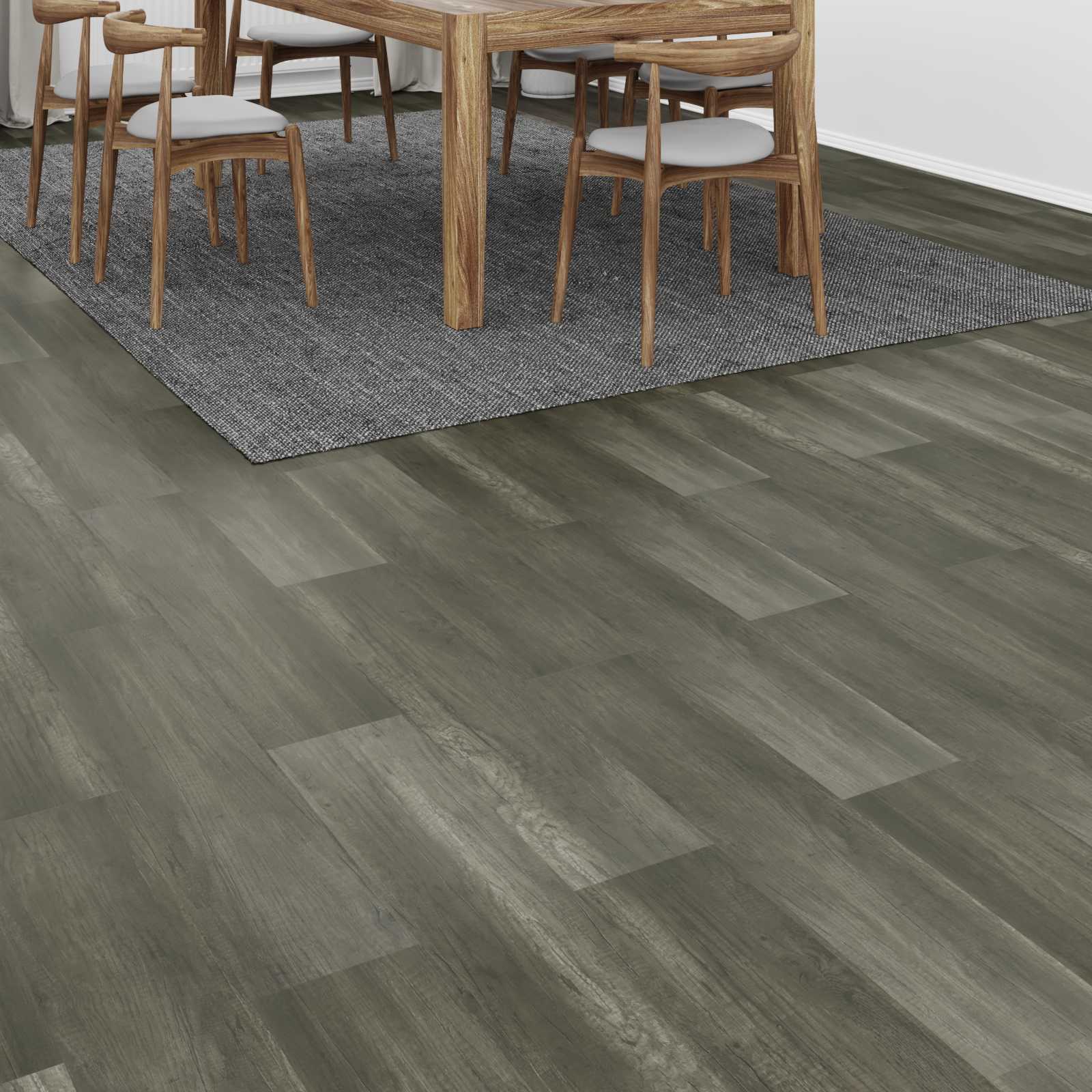 Laminatboden Gealtertes Grau 101 x 20 x 0,8 cm 15 stk.