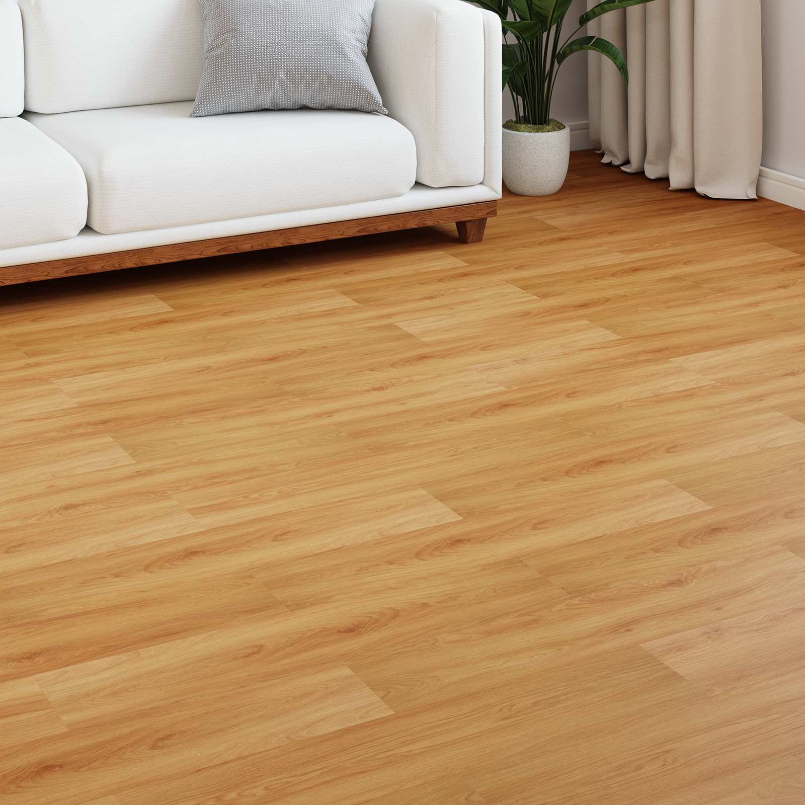 Laminatboden Warmer Kastanienbraun 101 x 20 x 0,8 cm 15 stk.