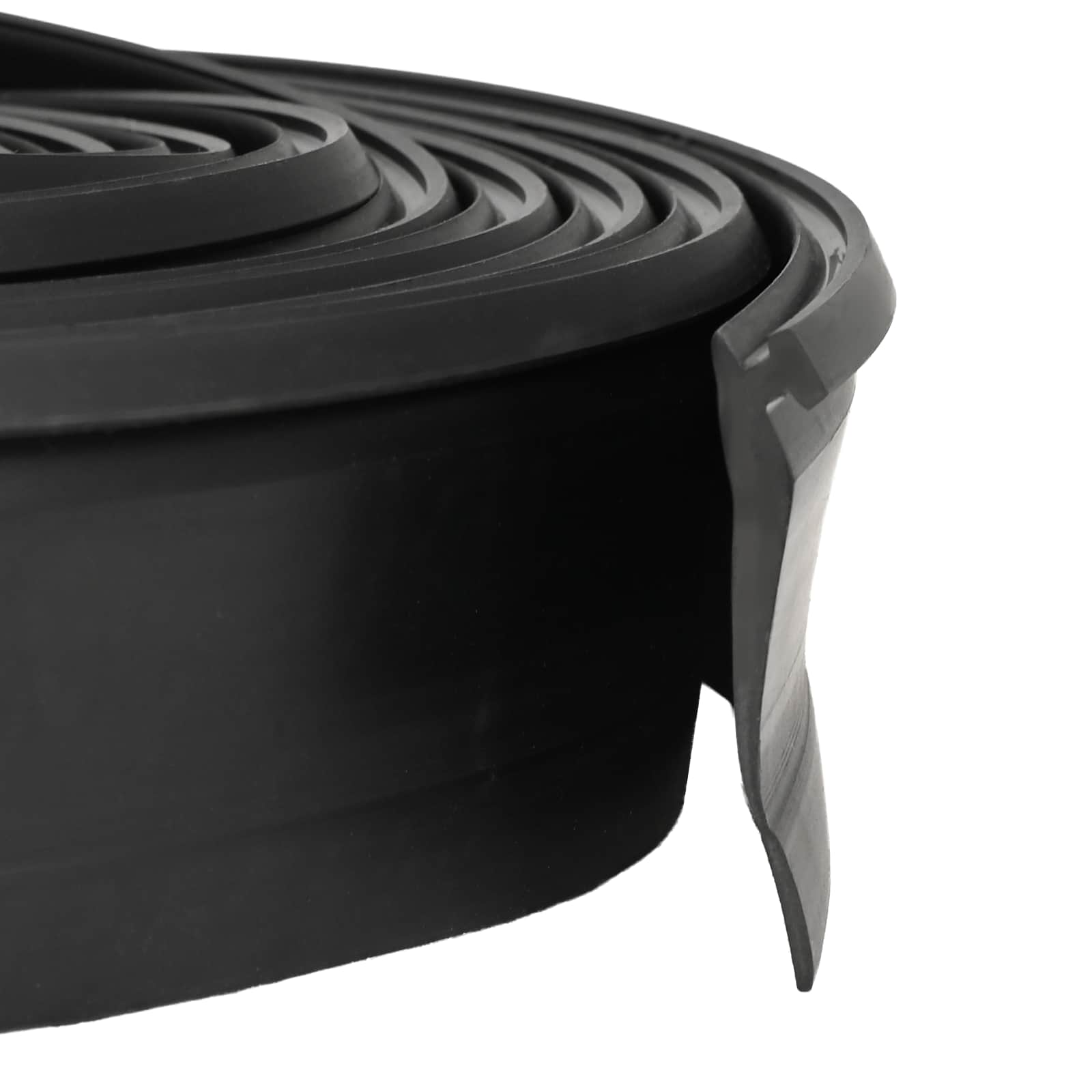Garage Türdichtung Schwarz 52 x 2 mm 2,5 m PVC