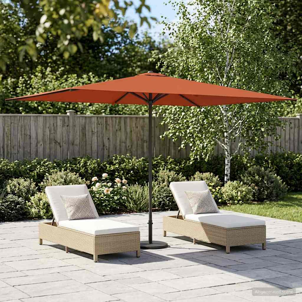 Gartensonnenschirm 200 x 300 cm Polyester Rechtwinklig
