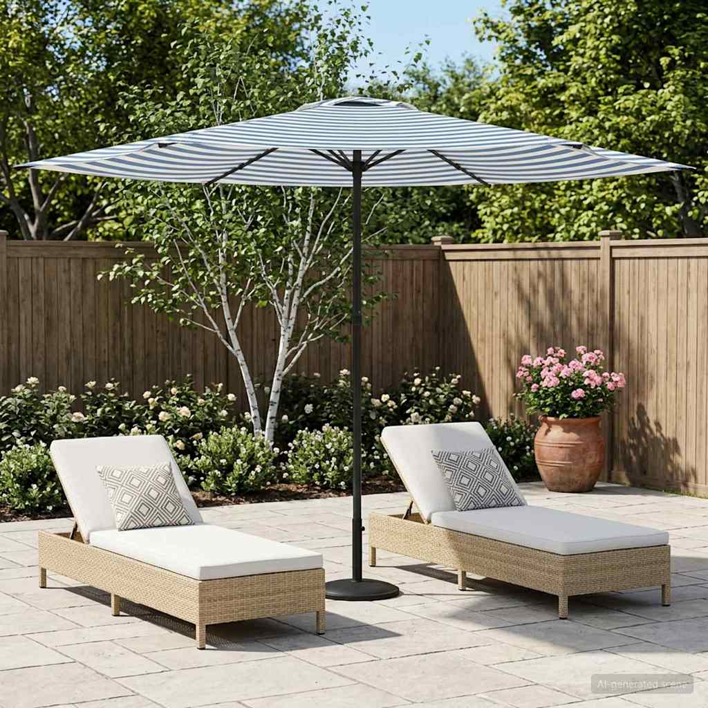 Gartensonnenschirm 300 x 300 cm Polyester Rechtwinklig