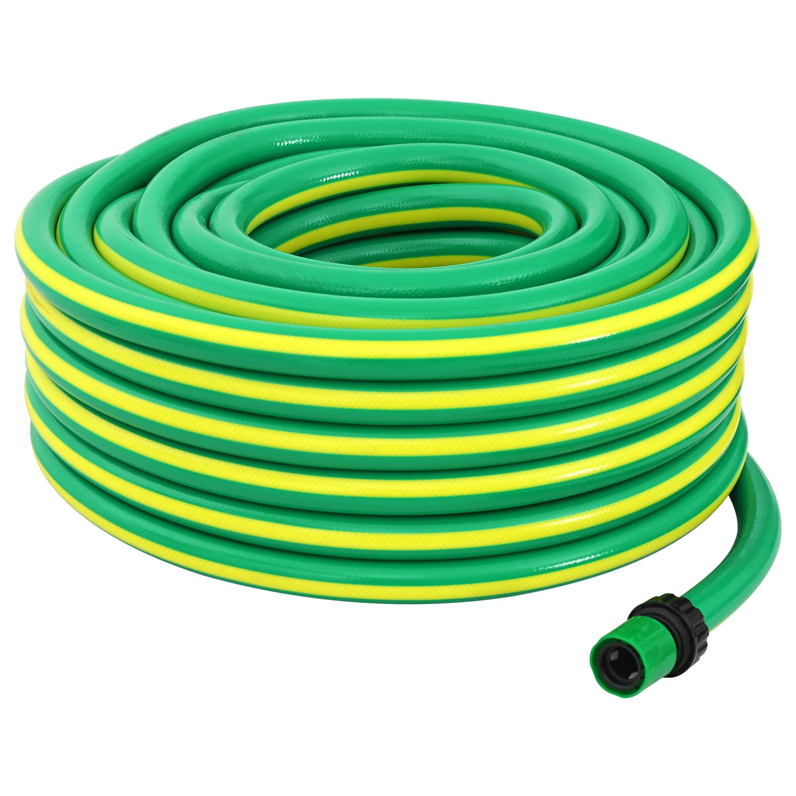 Gartenschlauch 5-lagig Grün und Gelb 19 mm PVC