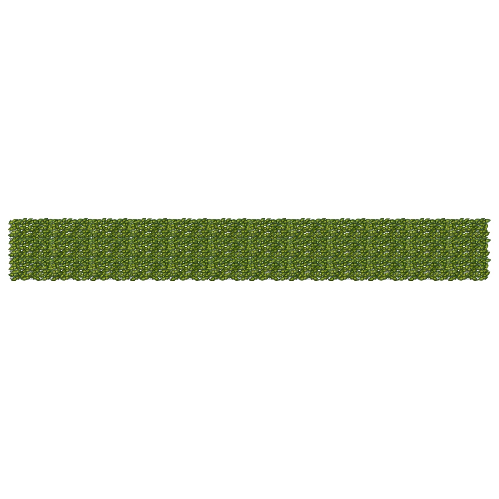 Balcony Screen with Leaves Grün und Gelb 600 x 75 cm