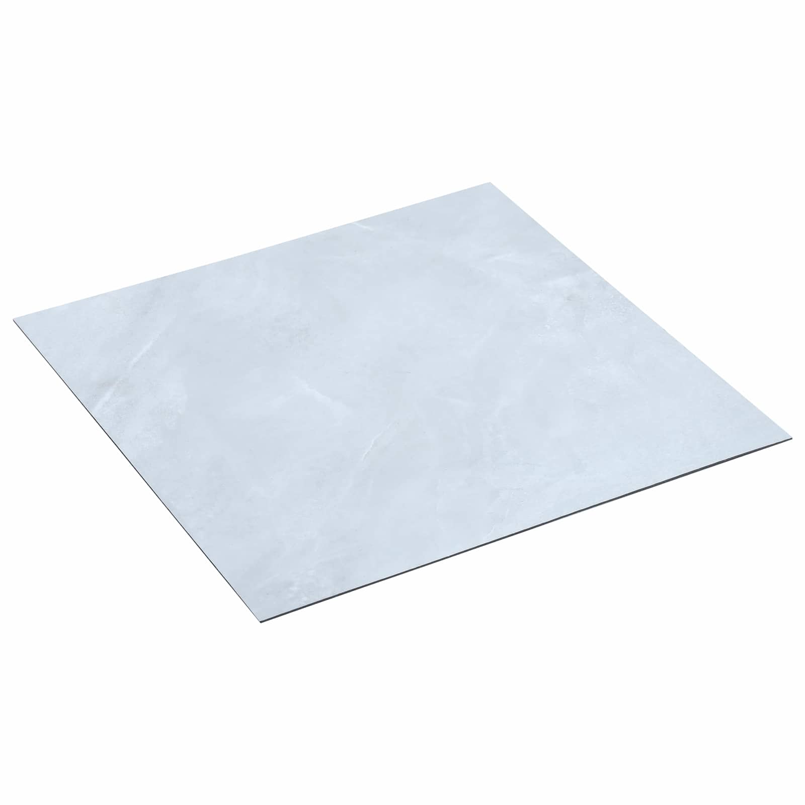 Selbstklebende Bodenplanken Weiß Marmor 30,5 x 30,5 cm 20 Stk.