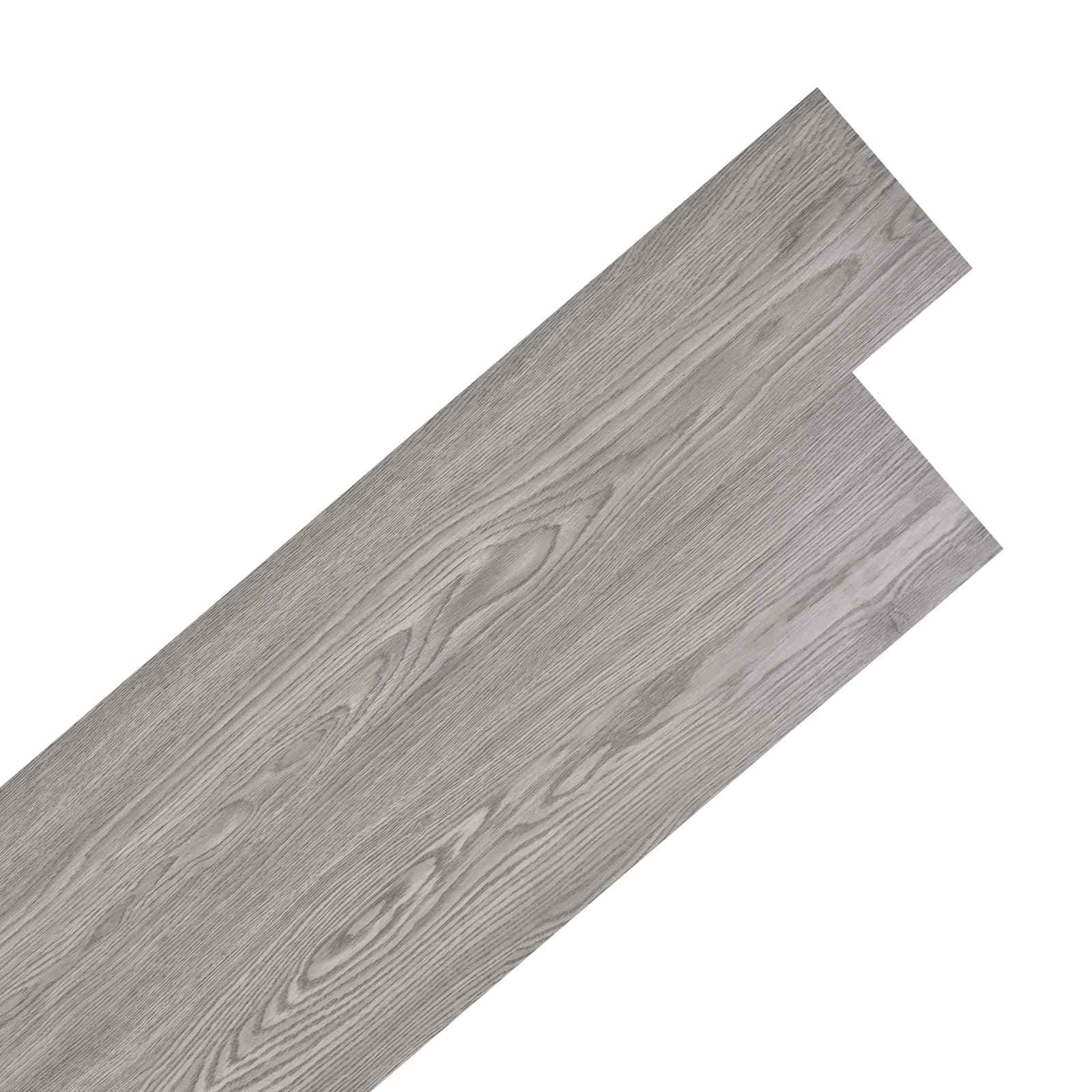 Selbstklebende PVC-Bodenplanken Dunkelgrau 30,5 x 61 cm 28 Stk.