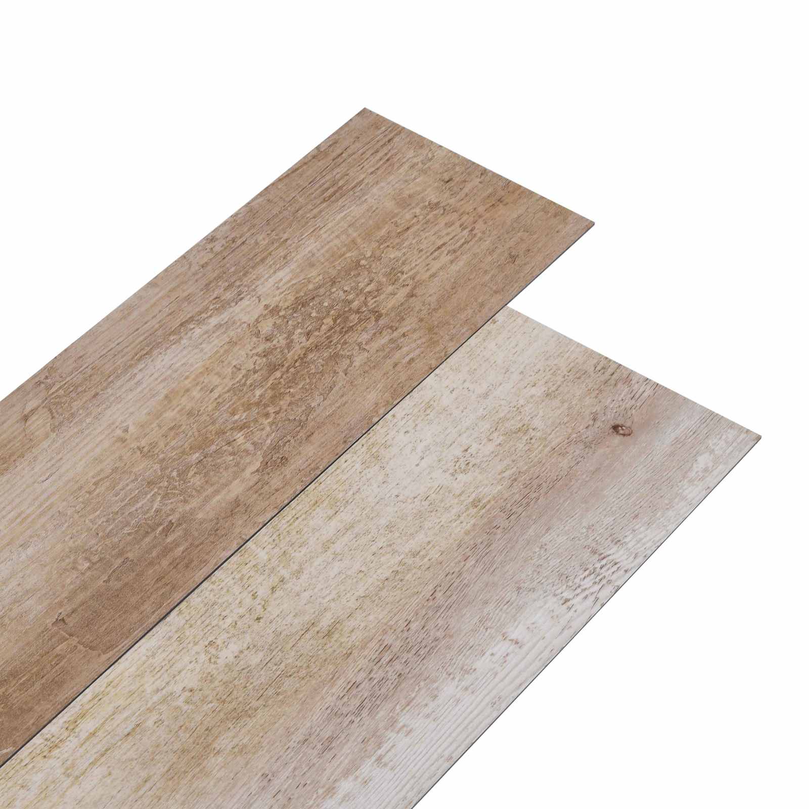 Selbstklebende PVC-Bodenplanken Gewaschenes Holz 30,5 x 61 cm