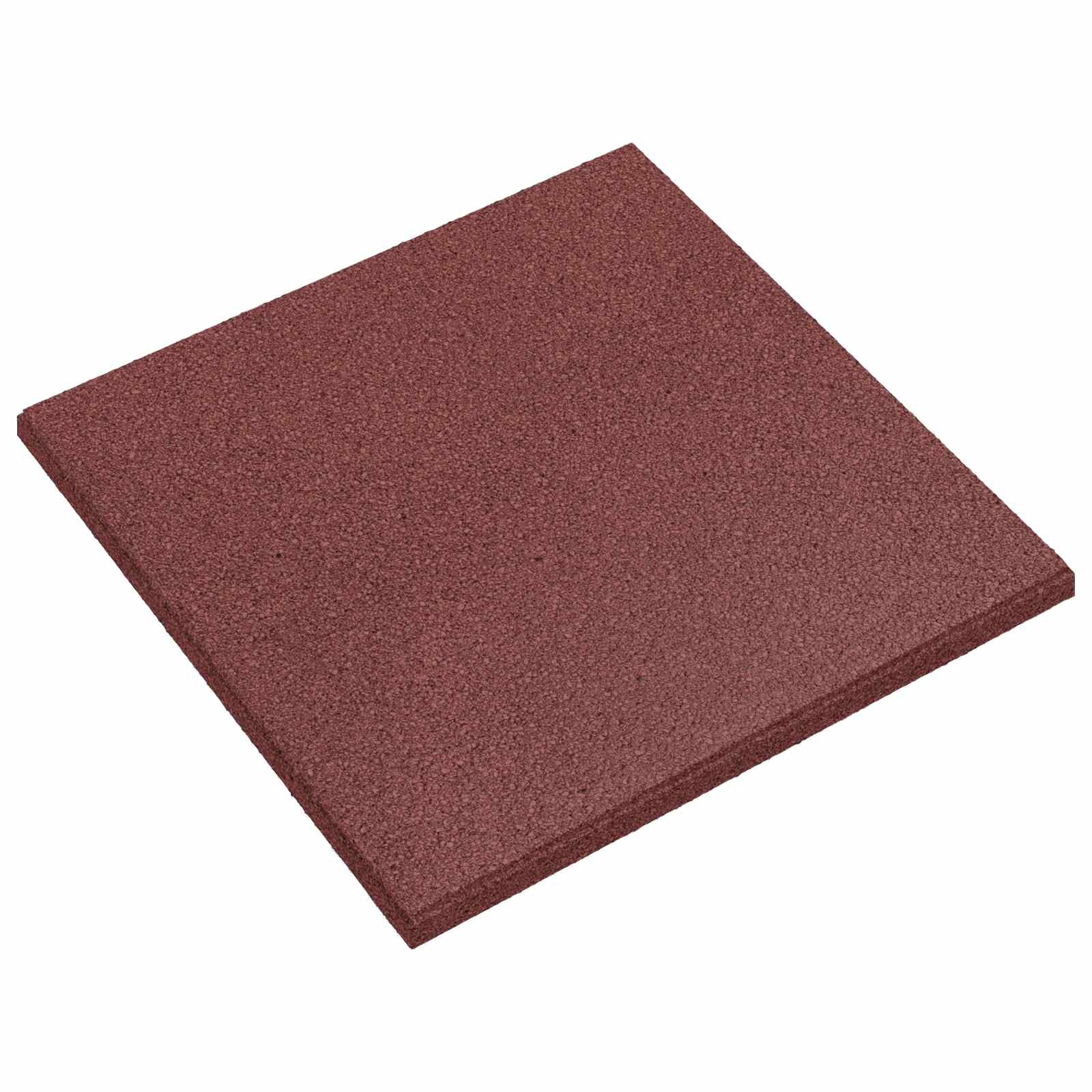 Sturzschutzfliesen 6 Stk. Rot 50 x 50 cm Gummi
