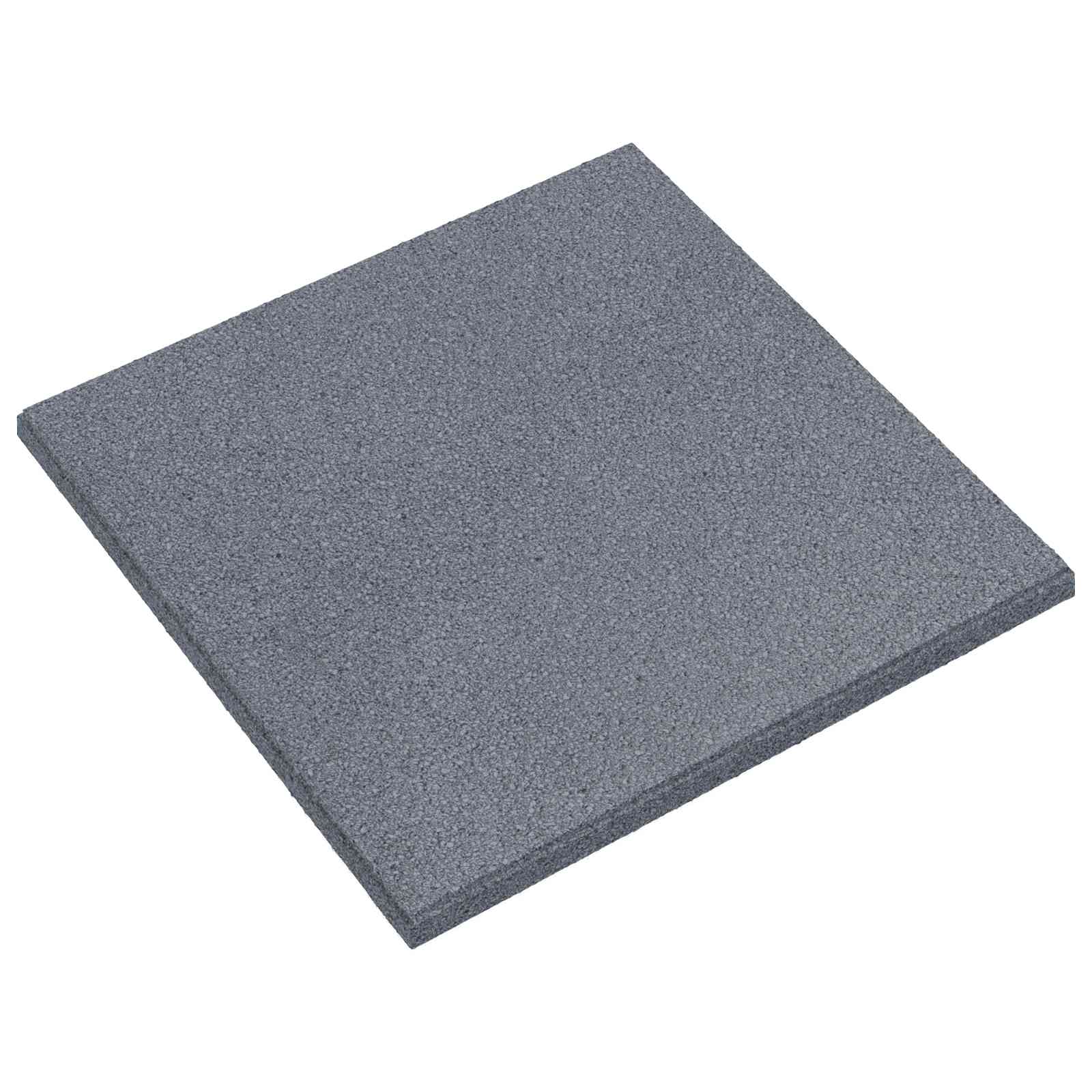 Sturzschutzfliesen 6 Stk. Grau 50 x 50 cm Gummi
