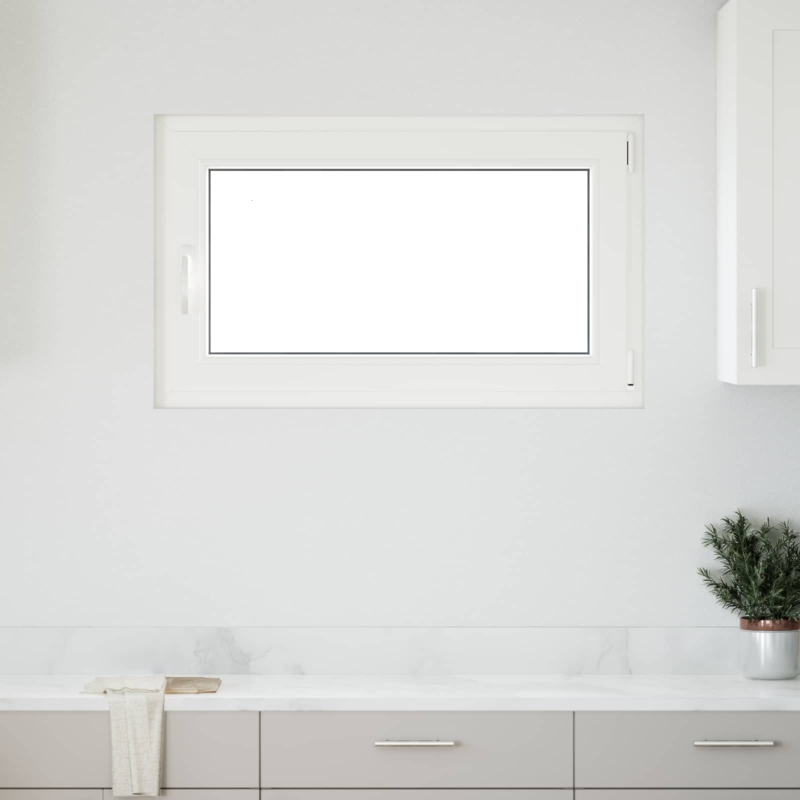 Kipp- und Drehfenster für den Keller RISOR 100 x 50 cm