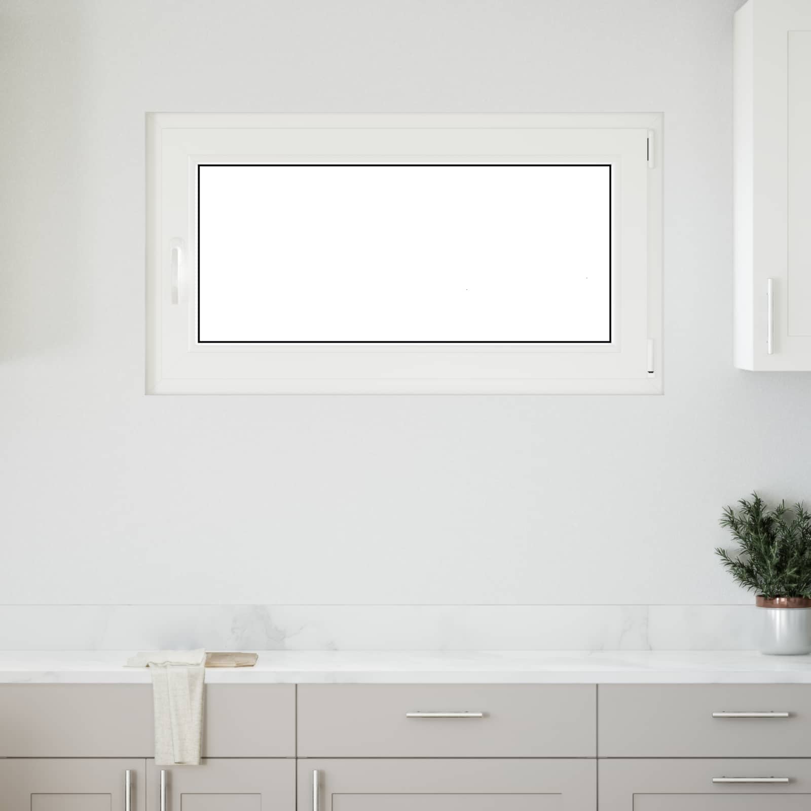 Kipp- und Drehfenster für den Keller RISOR 110 x 50 cm