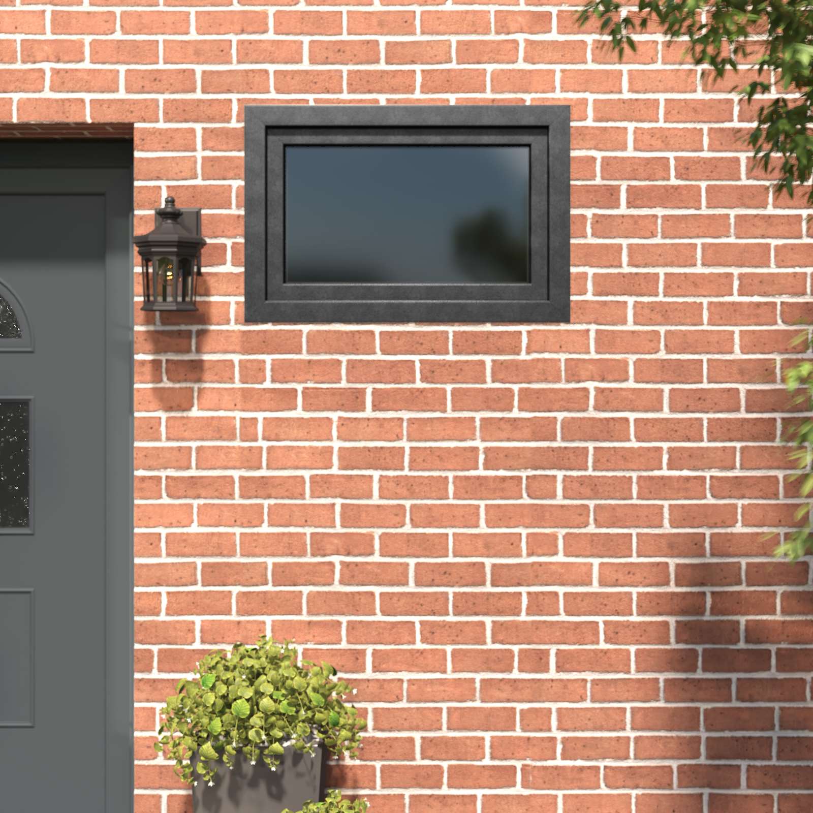Kipp- und Drehfenster für den Keller RISOR 80 x 70 cm